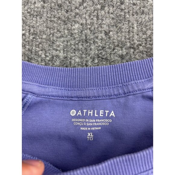 Athleta Purple Sweatshirt - Picture 2 of 8